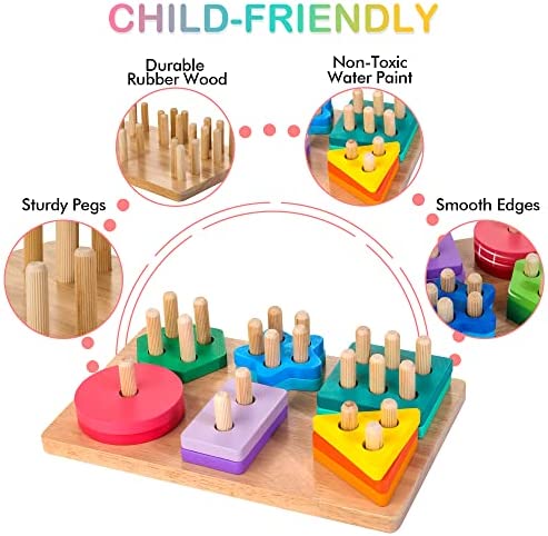 Feelhap Jouets Montessori pour Les Tout-Petits,Jeux Montessori 1 2